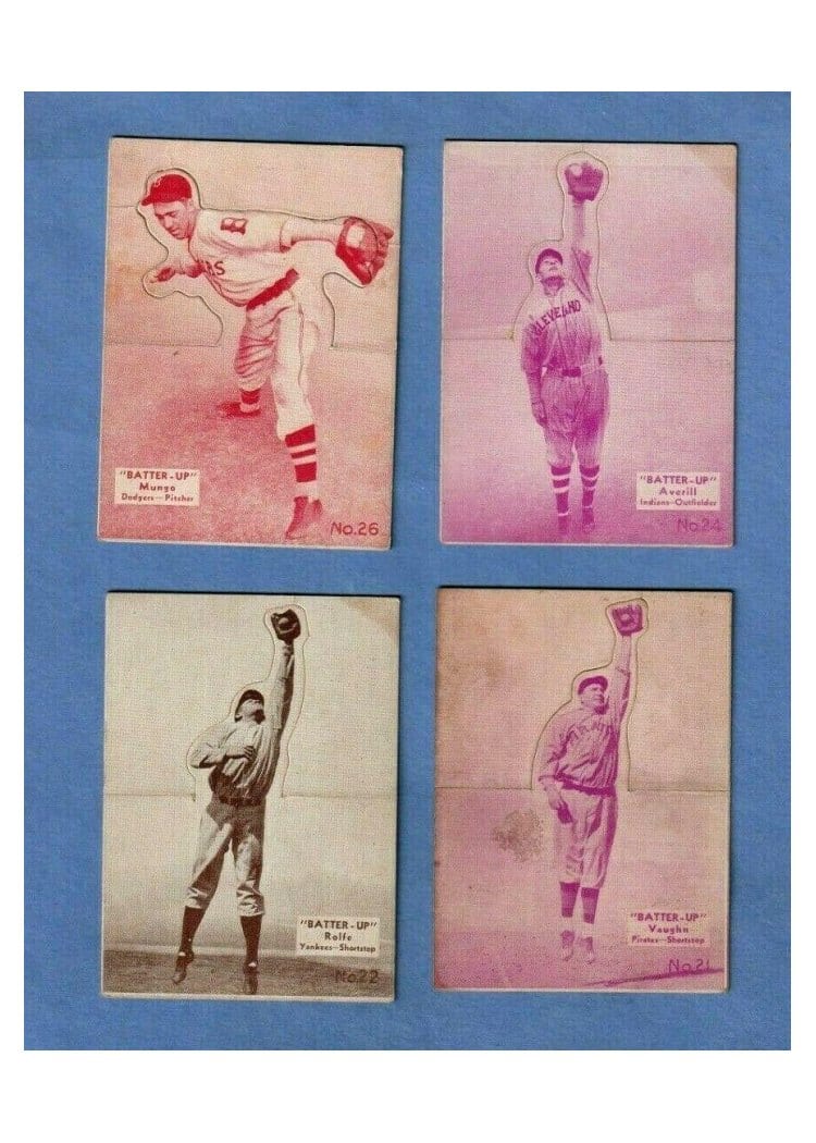 1934 Batter Up Van Mungo #26 card