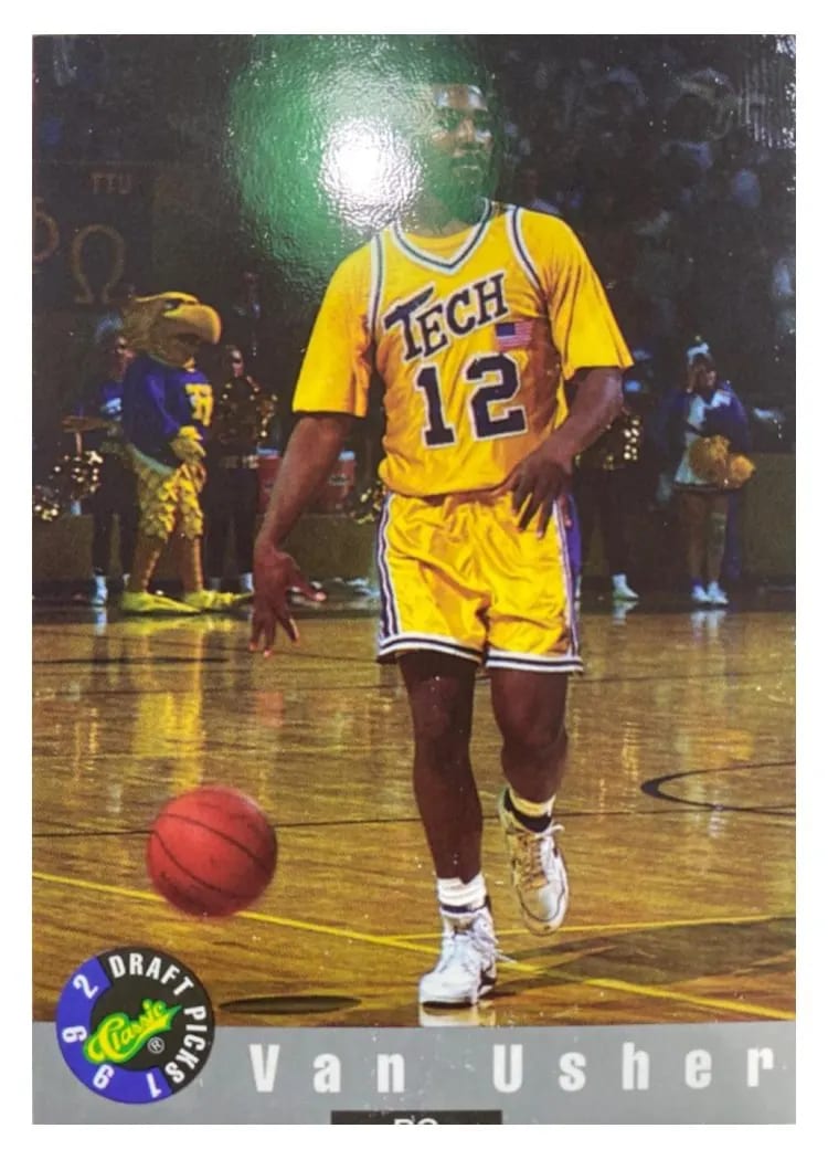 1992 Classic Draft Picks Van Usher #70 card