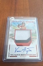 2025 Panini Boys of Summer Jumbo Material Signatures Vance Honeycutt #49