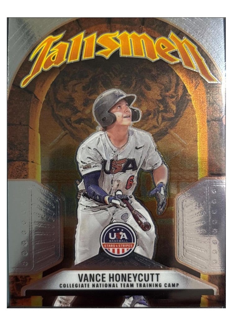 2026 Panini Stars & Stripes Prizm Talismen Vance Honeycutt #6 card