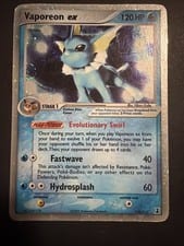 2005 Delta Species Vaporeon ex #110 card