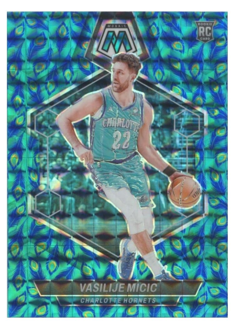 2023-24 Panini Mosaic Base Set Vasilije Micic #215 card