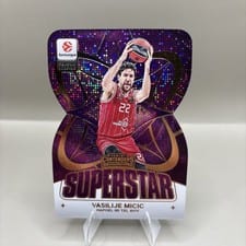 2025-26 Panini Contenders EuroLeague Superstar Die-Cuts Vasilije Micic #5 card