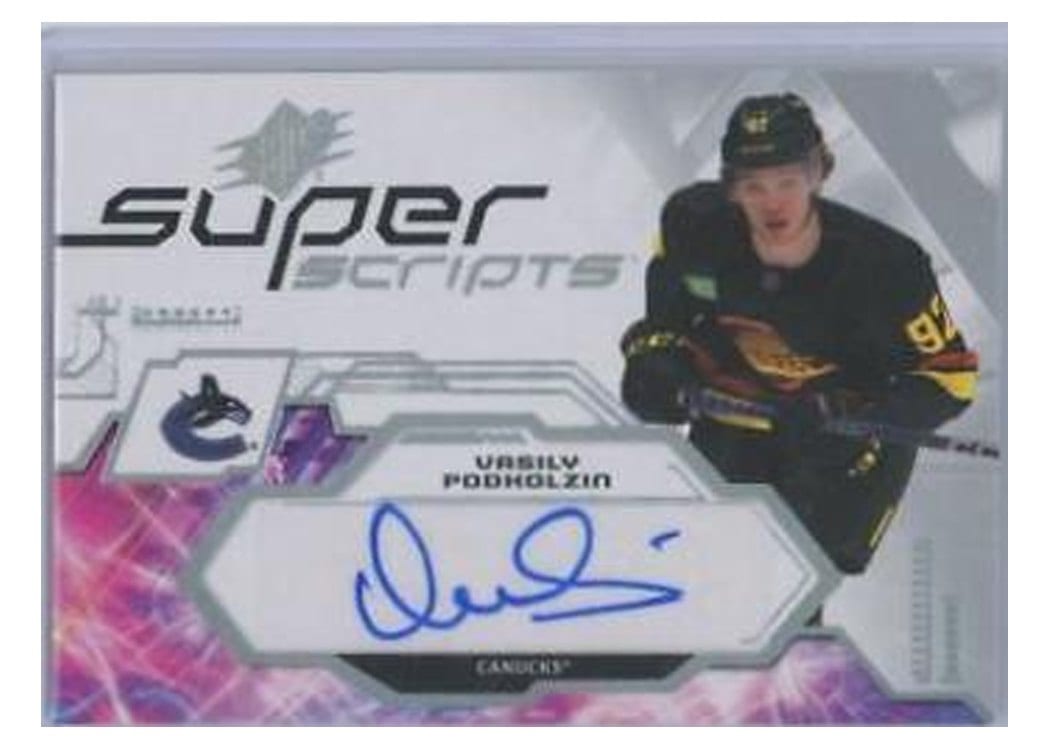 2023-24 SPx Superscripts Vasily Podkolzin #SS-VP card