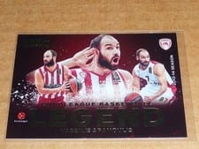 2025-26 Panini Contenders EuroLeague EuroLeague Basketball Legends Vassilis Spanoulis #8 card