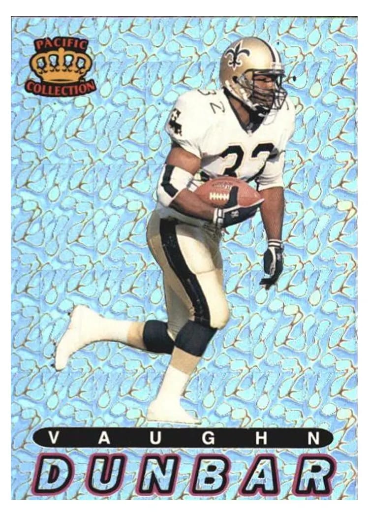 1994 Pacific Prisms Vaughn Dunbar #34 card