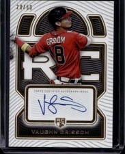 2023 Topps Definitive Collection Rookie Autographs Vaughn Grissom #DRA-VG2 card