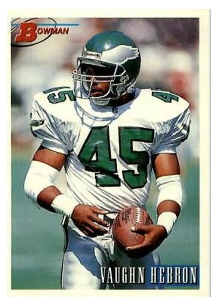 1993 Bowman Vaughn Hebron #7 card