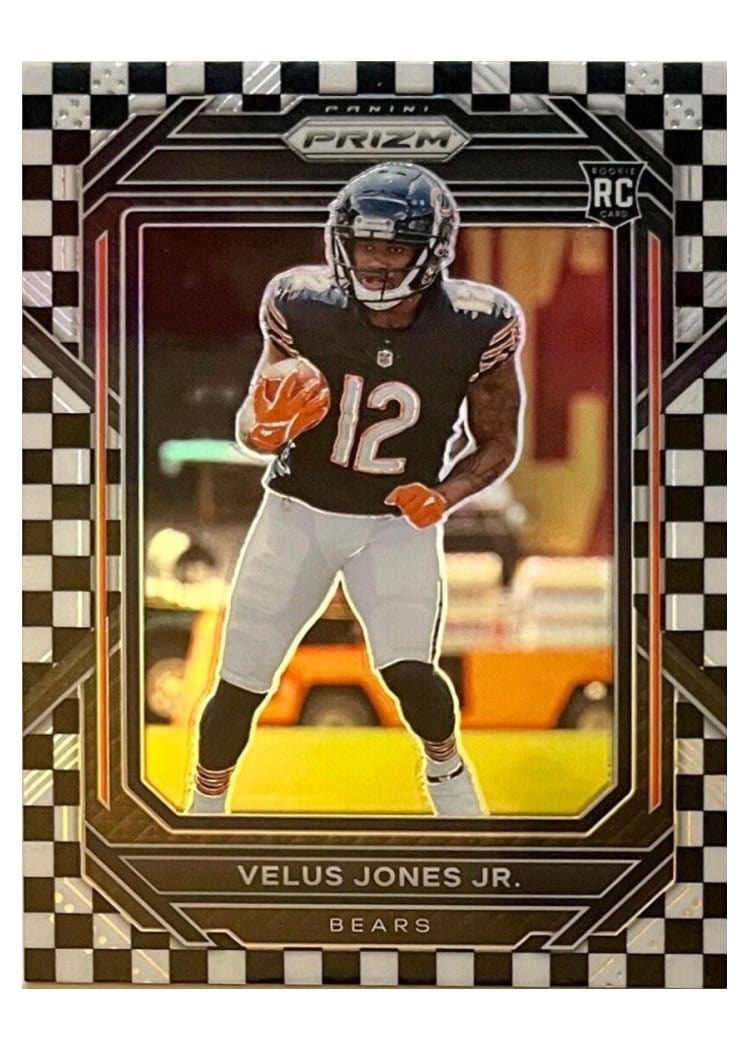 2022 Panini Prizm Base Set Velus Jones Jr. #332 card