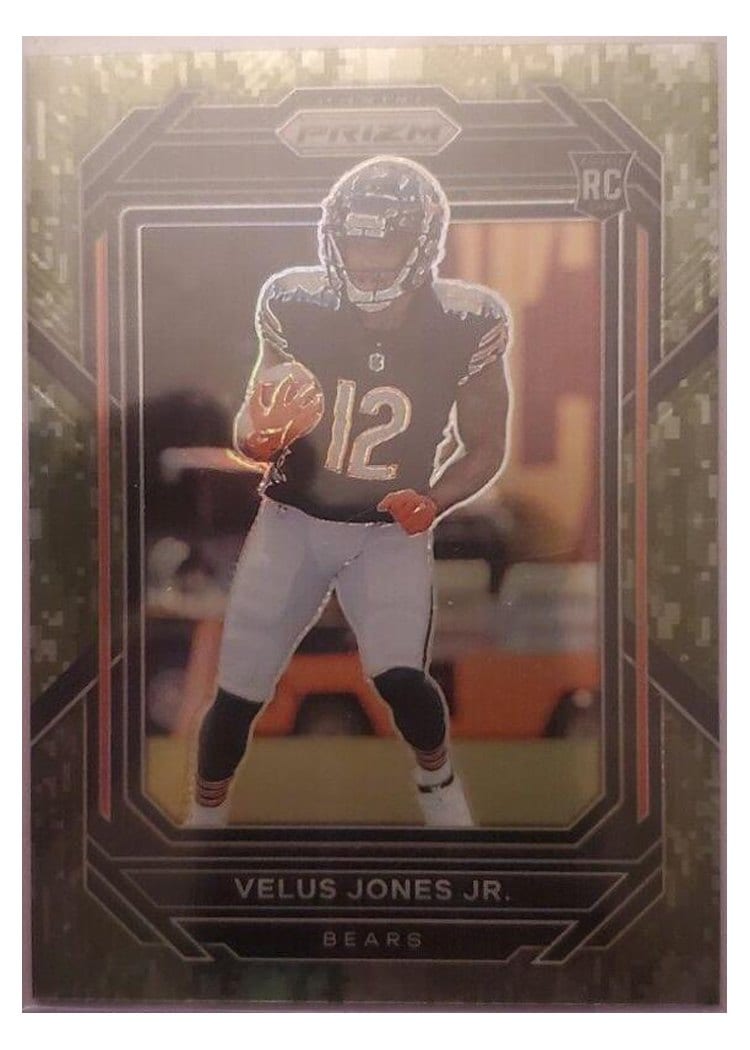 2022 Panini Prizm Base Set Velus Jones Jr. #332 card