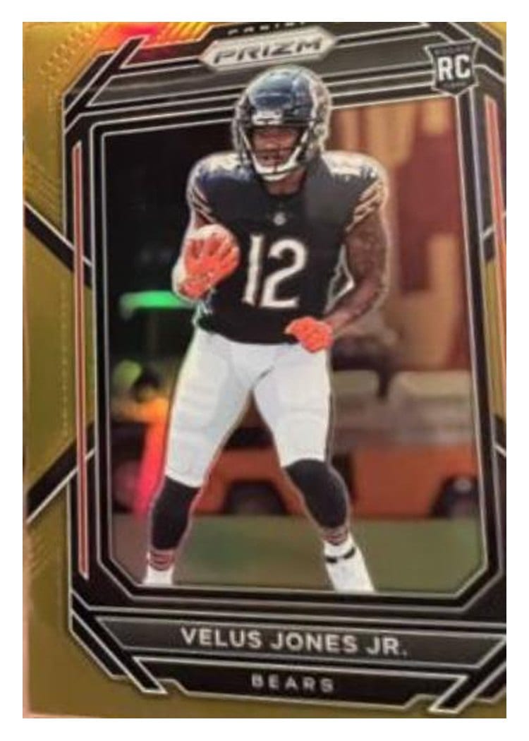 2022 Panini Prizm Base Set Velus Jones Jr. #332 card