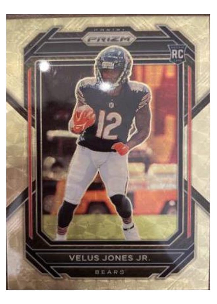 2022 Panini Prizm Base Set Velus Jones Jr. #332 card