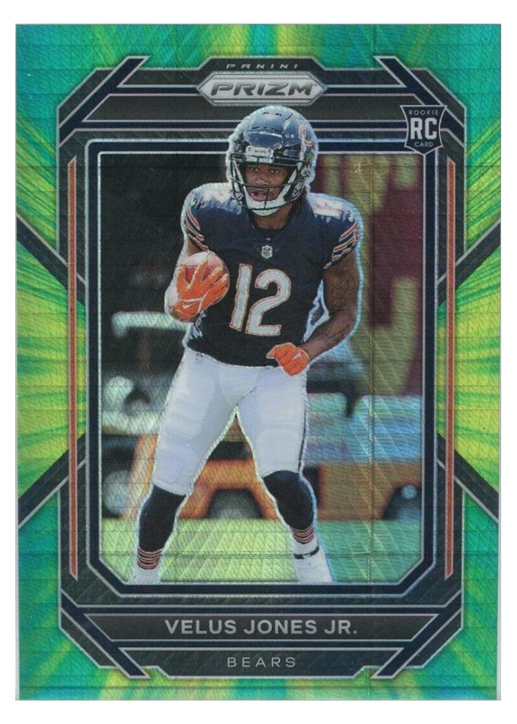 2022 Panini Prizm Base Set Velus Jones Jr. #332 card