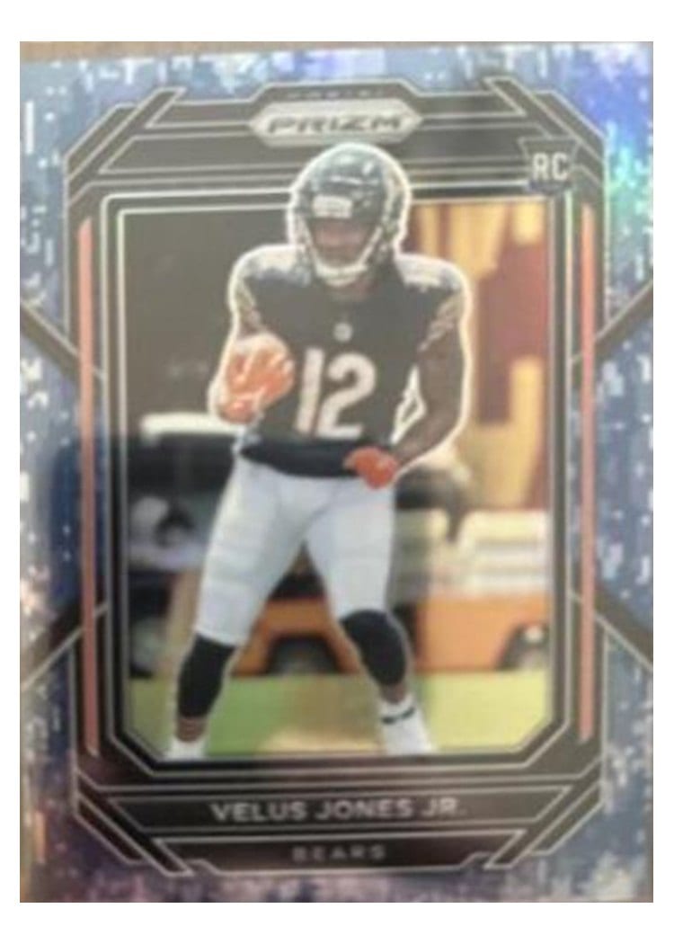 2022 Panini Prizm Base Set Velus Jones Jr. #332 card