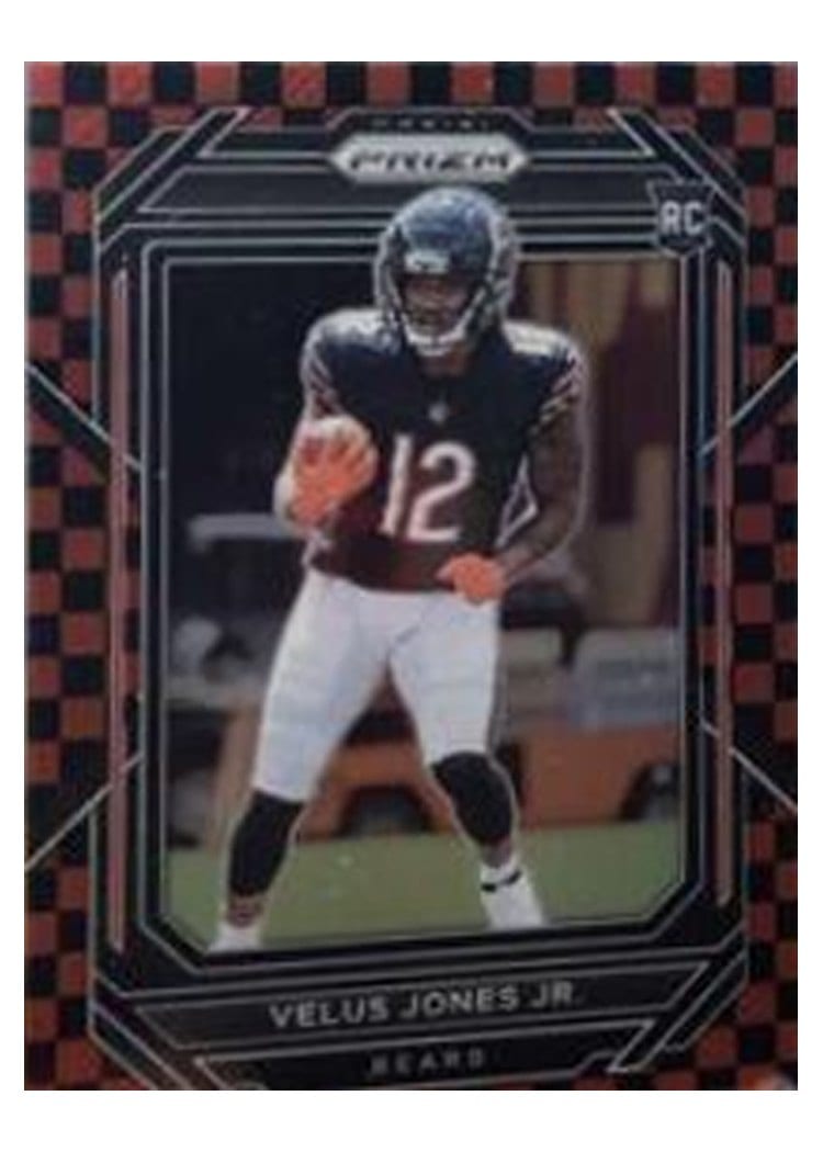 2022 Panini Prizm Base Set Velus Jones Jr. #332 card