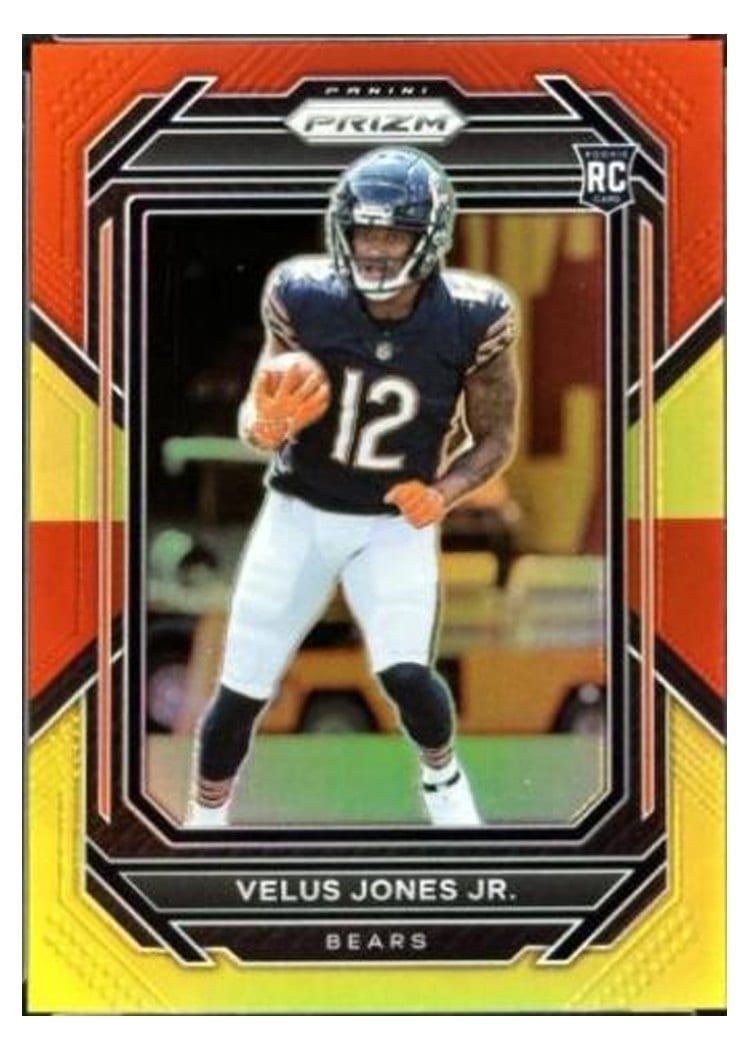 2022 Panini Prizm Base Set Velus Jones Jr. #332 card