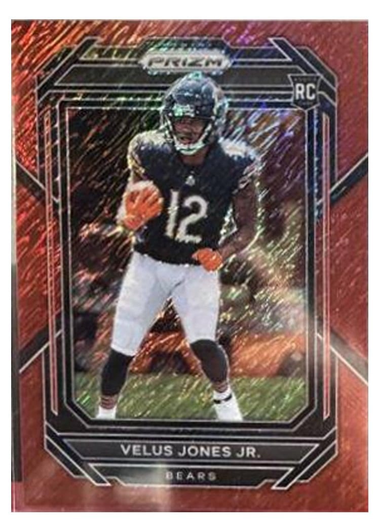 2022 Panini Prizm Base Set Velus Jones Jr. #332 card