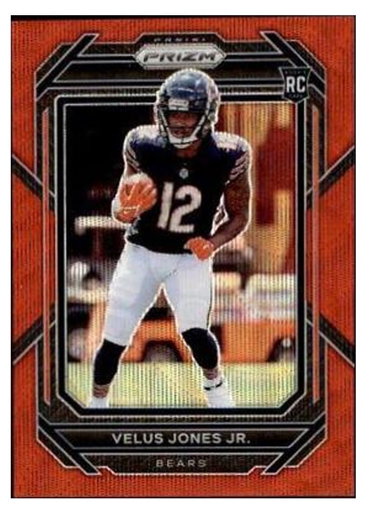 2022 Panini Prizm Base Set Velus Jones Jr. #332 card