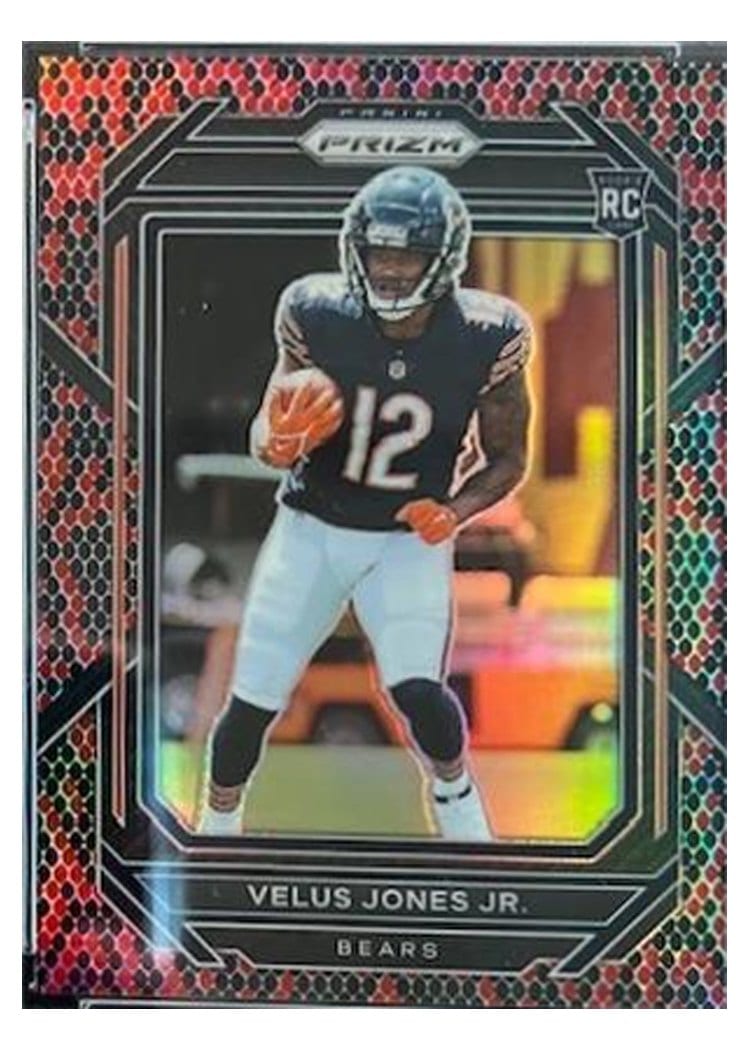 2022 Panini Prizm Base Set Velus Jones Jr. #332 card