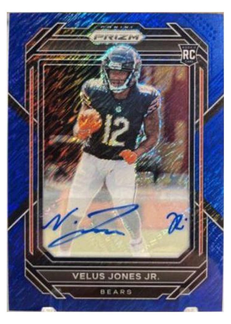2022 Panini Prizm Base Set Velus Jones Jr. #332 card