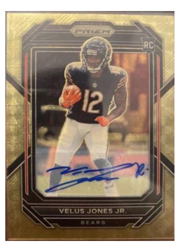 2022 Panini Prizm Base Set Velus Jones Jr. #332 card