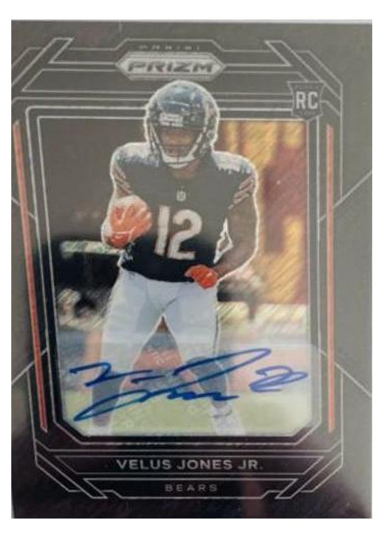 2022 Panini Prizm Base Set Velus Jones Jr. #332 card