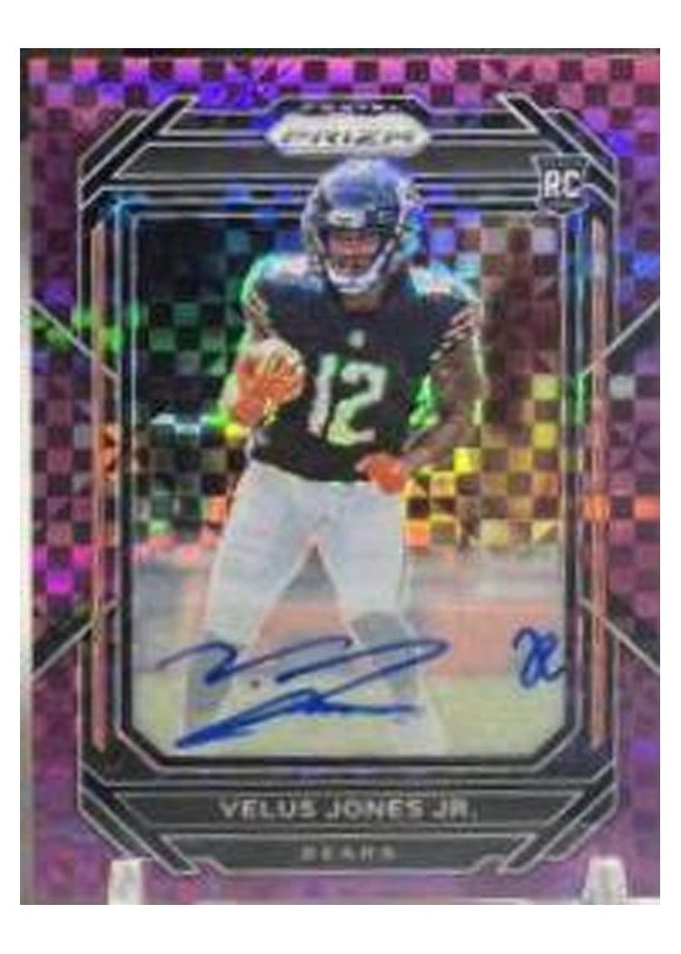 2022 Panini Prizm Base Set Velus Jones Jr. #332 card