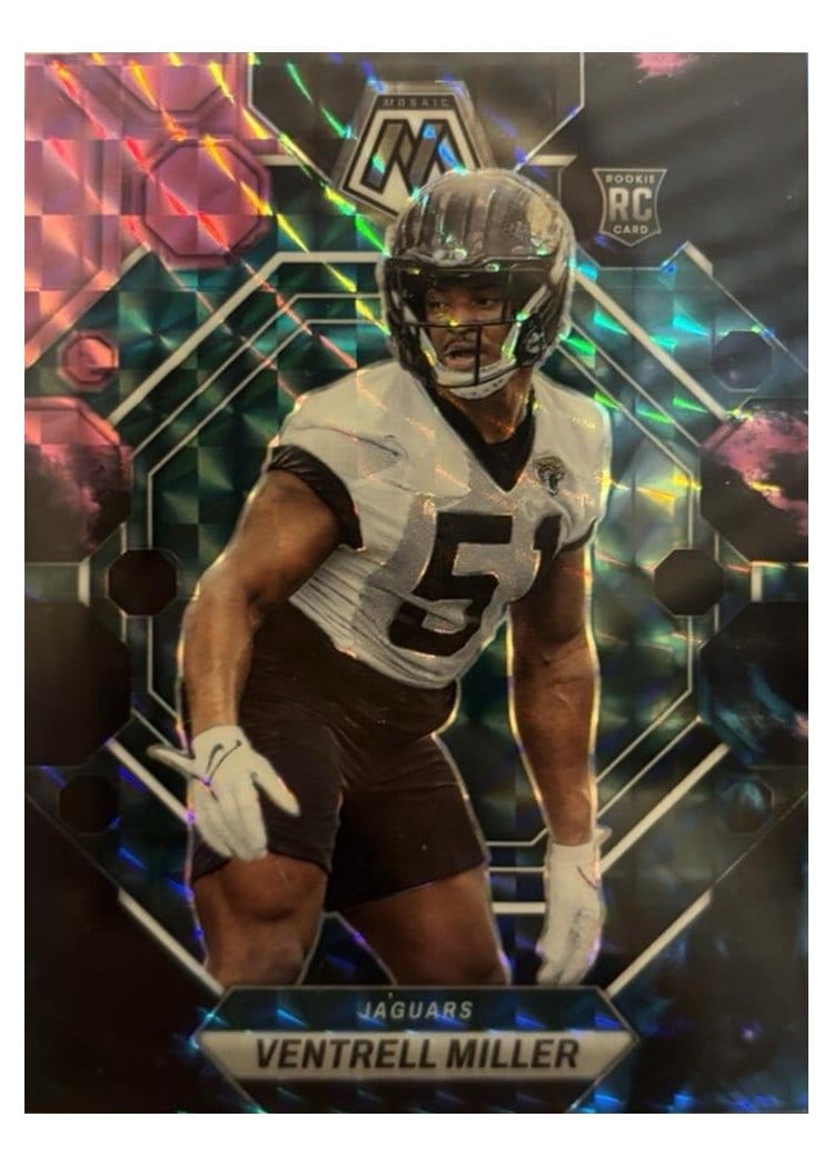 2023 Panini Mosaic Base Set Ventrell Miller Black #374