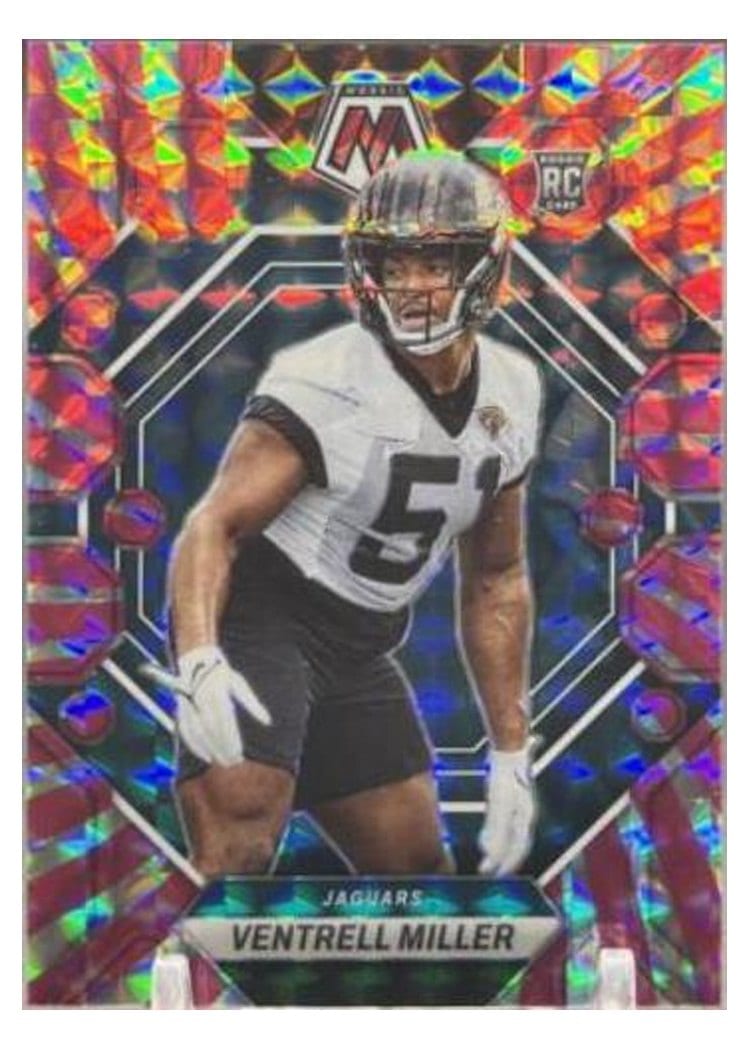 2023 Panini Mosaic Base Set Ventrell Miller Green Swirl #374
