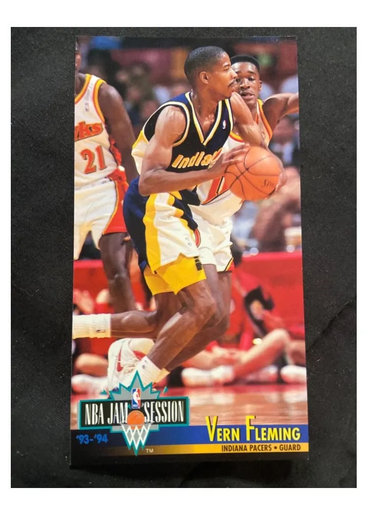 1993 Fleer Jam Session Vern Fleming #87 card