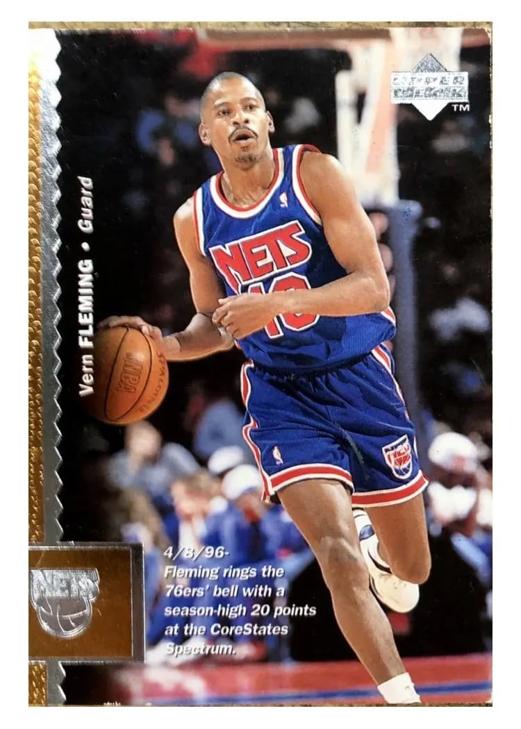 1996 Upper Deck Vern Fleming #79 card