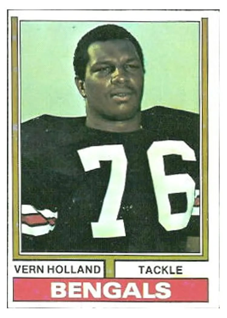1974 Topps Vern Holland #486 card