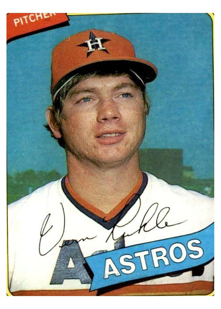 1980 Topps Vern Ruhle #234 card
