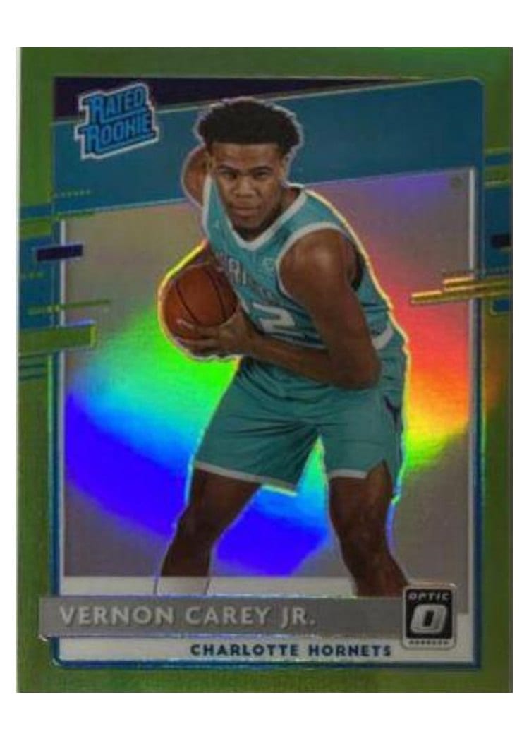 2020-21 Donruss Optic Base Set Vernon Carey Jr. Green #182 card
