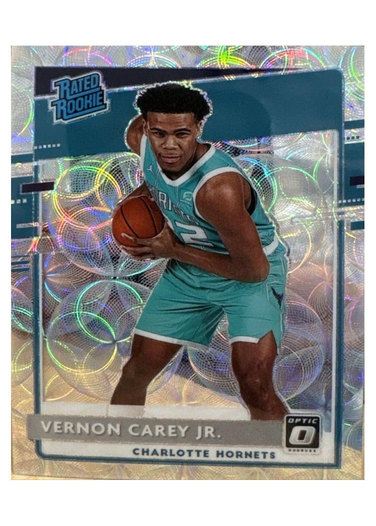 2020-21 Donruss Optic Base Set Vernon Carey Jr. Premium Box Set #182 card