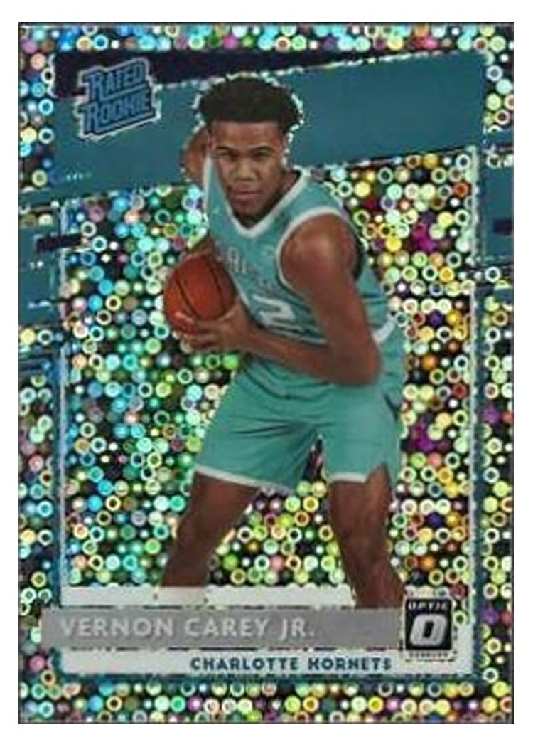 2020-21 Donruss Optic Base Set Vernon Carey Jr. Fast Break Holo #182 card
