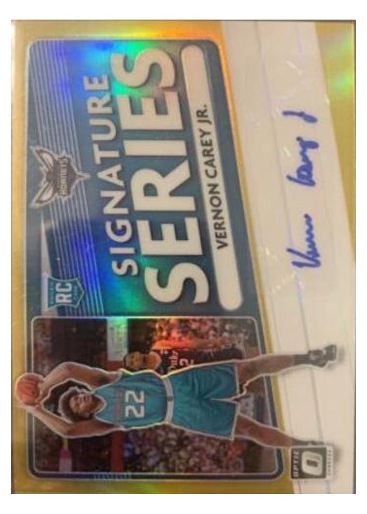 2020-21 Donruss Optic Base Set Vernon Carey Jr. #182 card