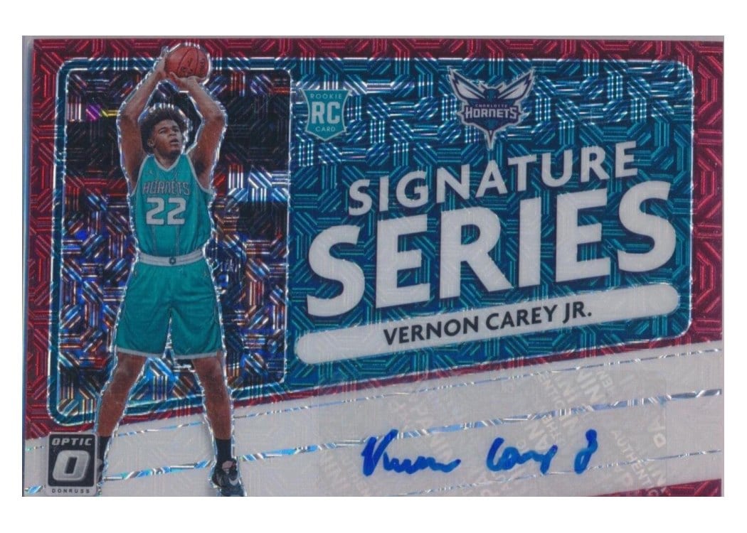 2020-21 Donruss Optic Base Set Vernon Carey Jr. #182 card