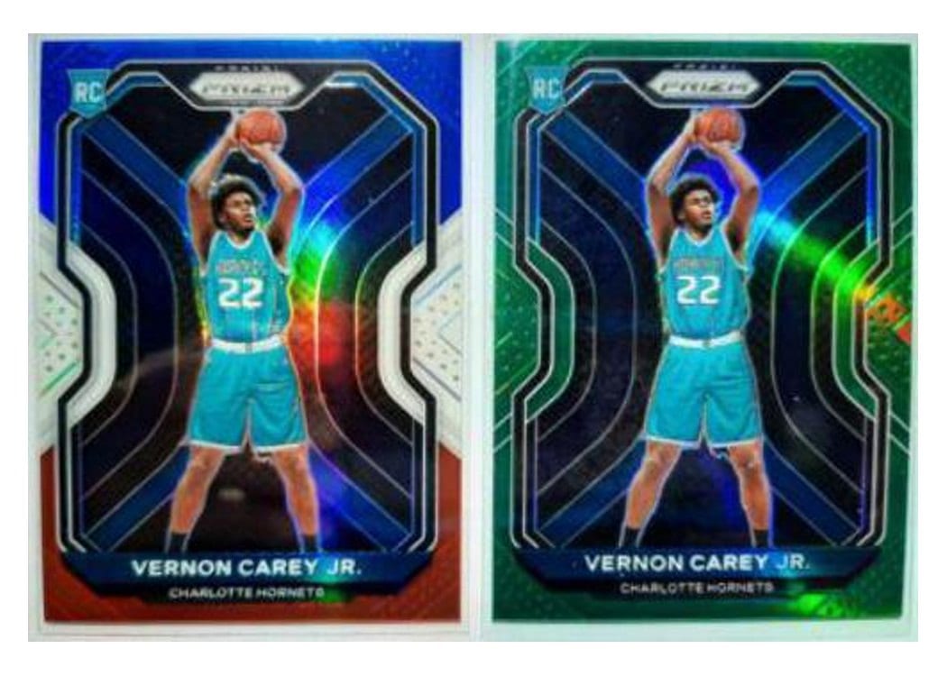 2020-21 Panini Prizm Base Set Vernon Carey Jr. #269 card