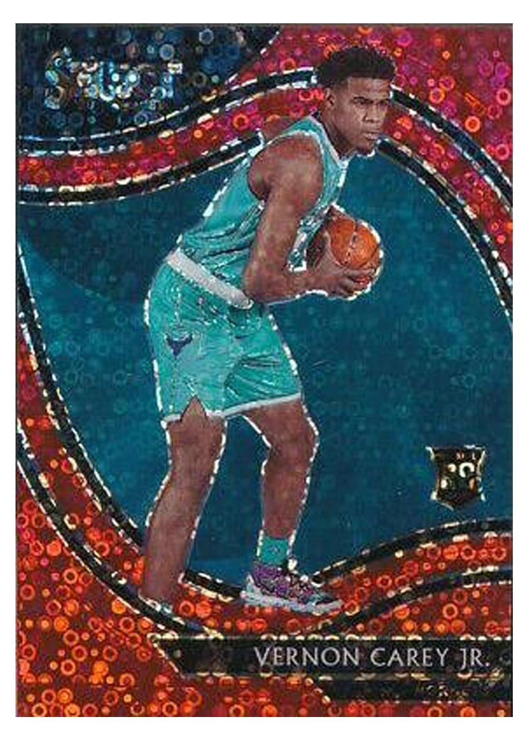 2020-21 Panini Select Base Set Vernon Carey Jr. #269 card