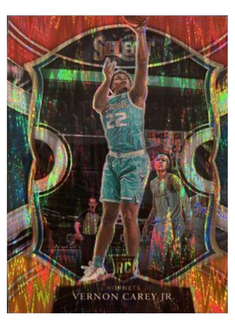 2020-21 Panini Select Base Set Vernon Carey Jr. #92 card