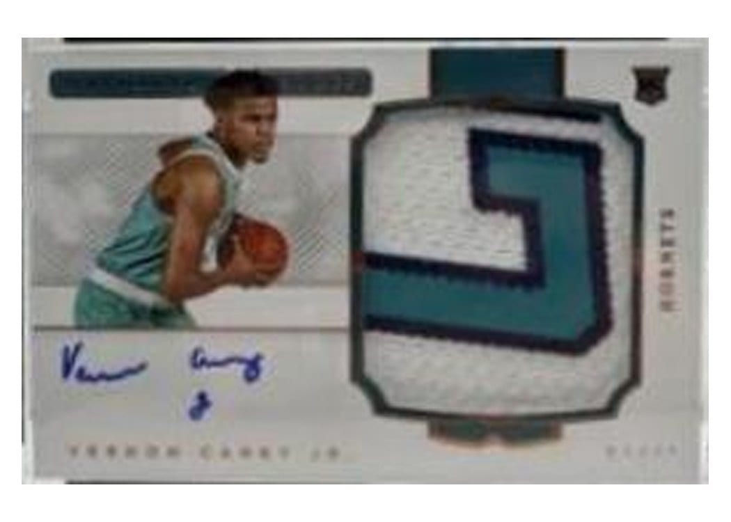 2020 Panini National Treasures Vernon Carey Jr. #141 card