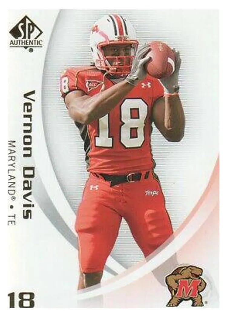 2010 SP Authentic Vernon Davis #97 card
