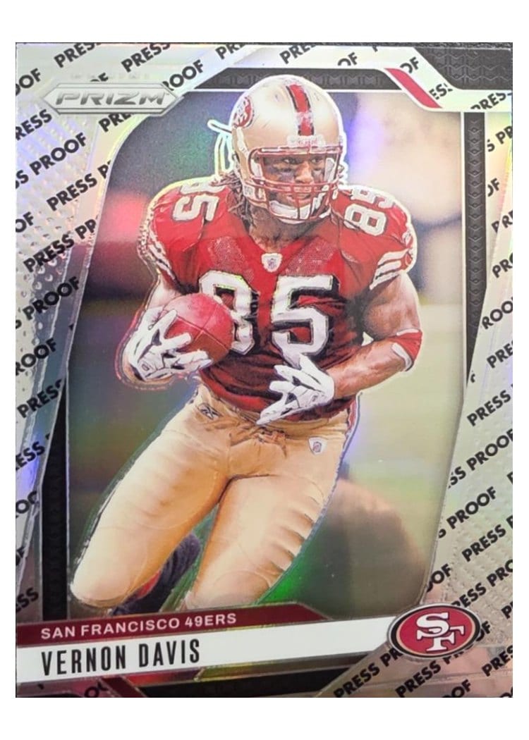 2024 Panini Prizm Base Set Vernon Davis #258 card
