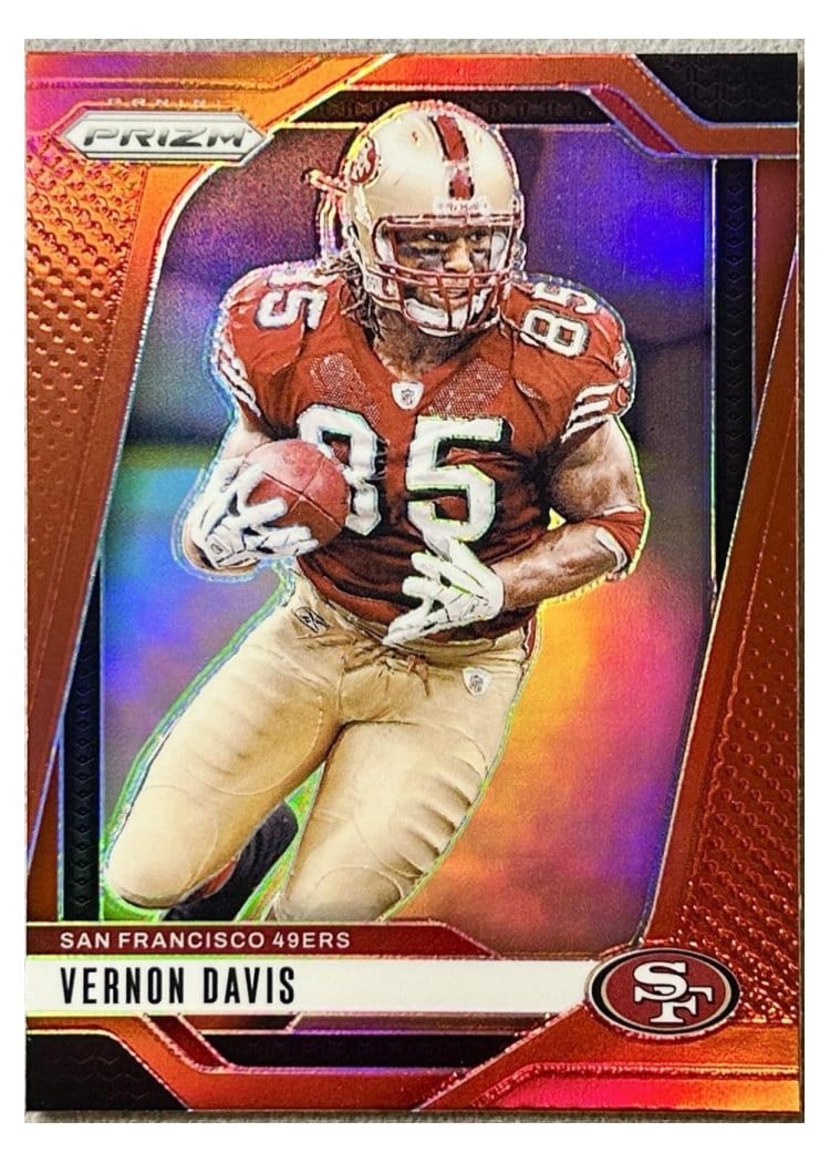 2024 Panini Prizm Base Set Vernon Davis Red #258 card