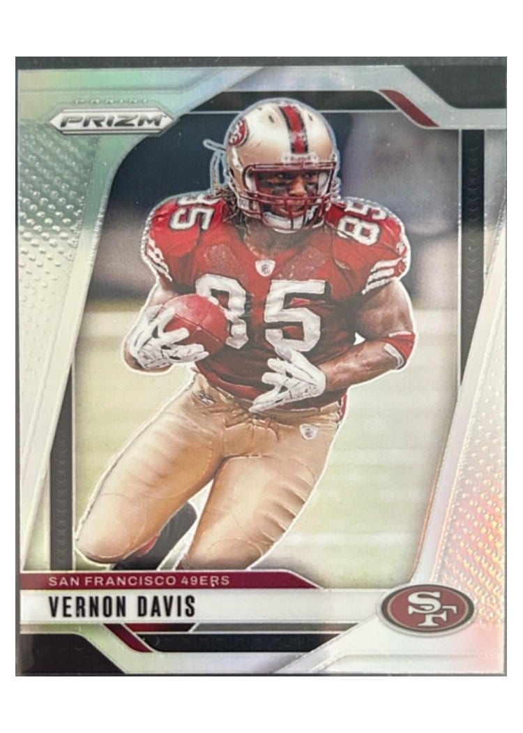 2024 Panini Prizm Base Set Vernon Davis Silver #258 card