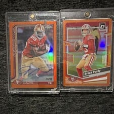 2024 Topps Chrome Chrome Legends Autographs Vernon Davis #CLA-VDA card