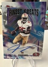 2025 Finest Finest Greats Autographs Vernon Davis #FGA-VD card
