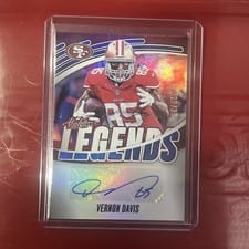 2025 Panini Absolute Absolute Legends Signatures Vernon Davis #ALS-VDS card