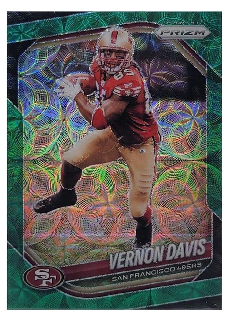 2025 Panini Prizm Base Set Vernon Davis #39 card